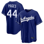 Los Angeles Dodgers #44 Andy Pages Player Royal FEDASGOGE Game Stitched Jerseys