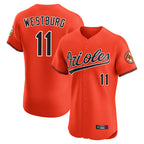 Baltimore Orioles #11 Jordan Westburg Player Orange FEDASGOGE Limited Elite Home Game Stitched Jerseys