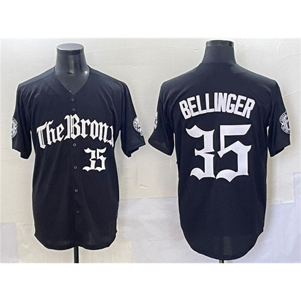 New York Yankees #35 Cody Bellinger Black FEDASGOGE 'Gothic Legacy Edition' Vapor Premier Limited Stitched Jersey