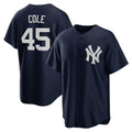 New York Yankees #45 Gerrit Cole Navy FEDASGOGE Alternate Replica Player Name Jersey