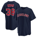 Cleveland Guardians #38 Steven Kwan Player Navy FEDASGOGE Game Home Stitched Jerseys