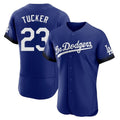 Los Angeles Dodgers #23 Kyle Tucker Player Royal FEDASGOGE City Connect Elite Home Stitched Jerseys