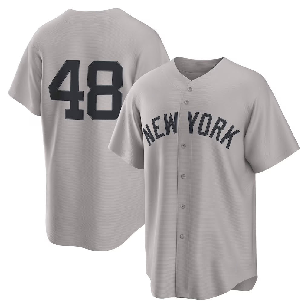 New York Yankees #48 Paul Goldschmidt Gray FEDASGOGE Road Replica Jersey