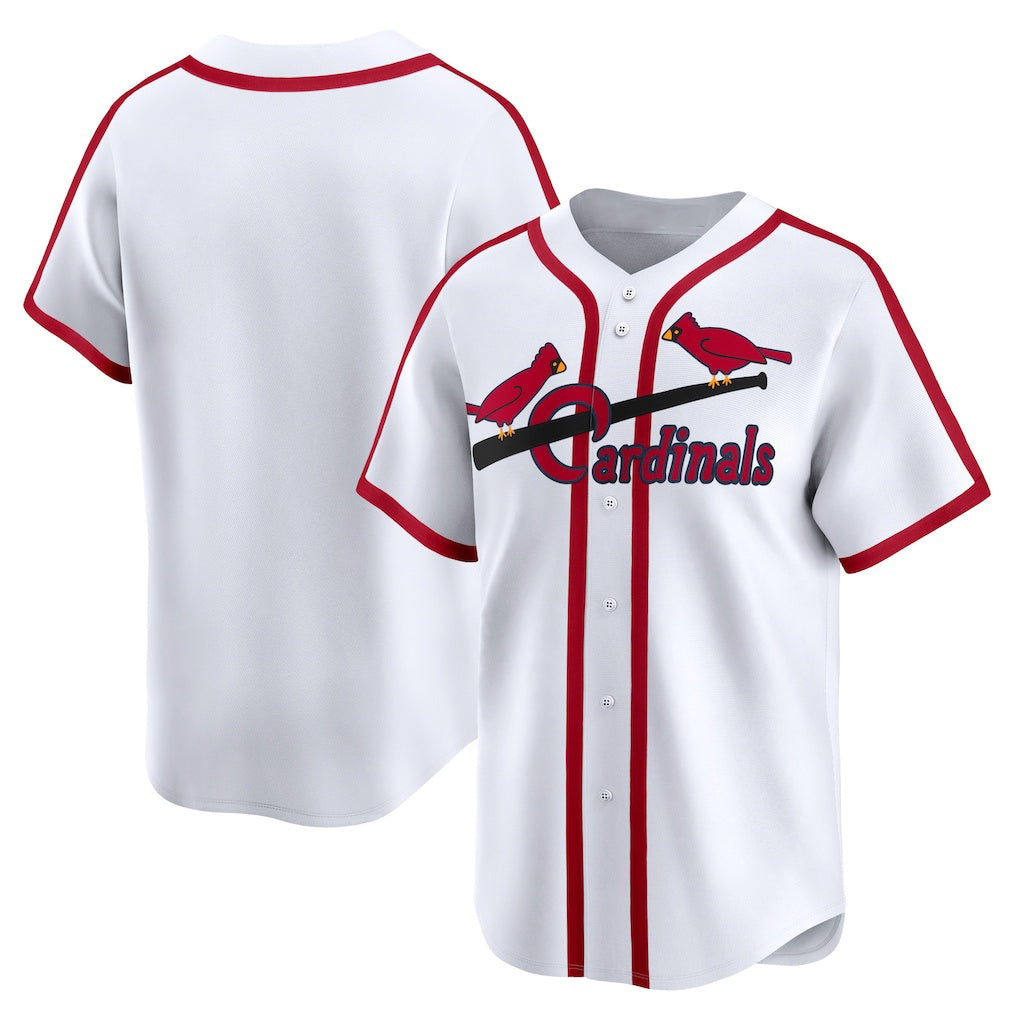 St. Louis Cardinals White FEDASGOGE Cooperstown Collection Limited Jersey