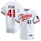 Minnesota Twins #41 Joe Ryan Player White FEDASGOGEHome Limited Stitched Jerseys