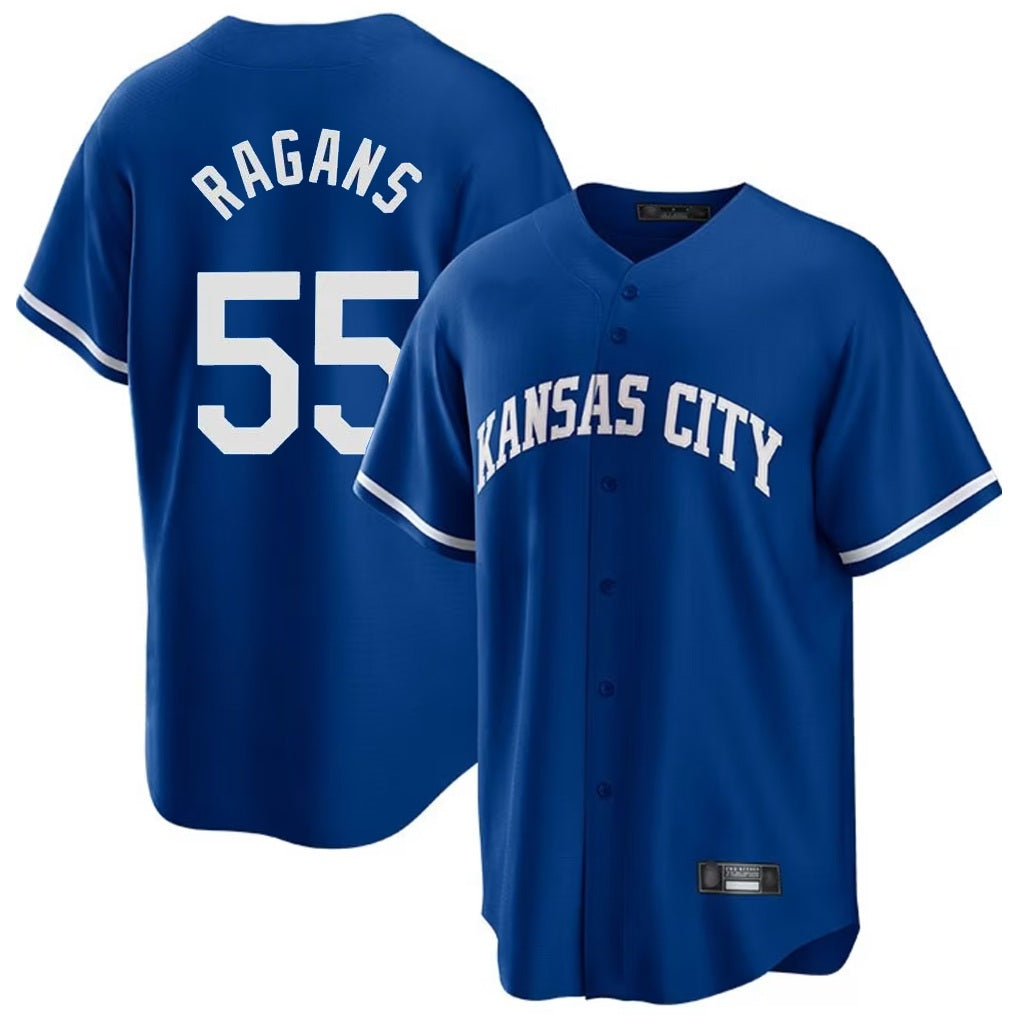 Kansas City Royals #55 Cole Ragans Player Royal FEDASGOGE Game Home Stitched Jerseys