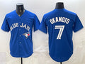Toronto Blue Jays #7 Kazuma Okamoto Royal FEDASGOGE 2026 Cool Base Stitched Jersey