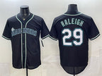 Seattle Mariners #29 Cal Raleigh 2026 Fashion Replica Black FEDASGOGE Out Stitched Jersey