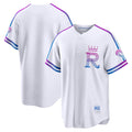 Kansas City Royals White FEDASGOGE 2026 City Connect Stadium Jersey