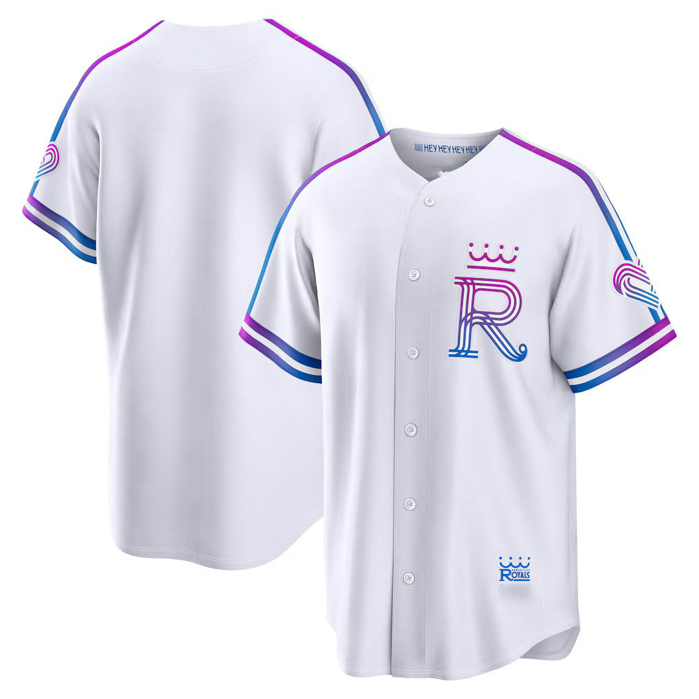 Kansas City Royals White FEDASGOGE 2026 City Connect Stadium Jersey
