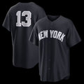 New York Yankees #13 Jazz Chisholm Jr. Navy FEDASGOGE Alternate Replica Jersey 2