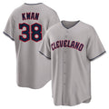 Cleveland Guardians #38 Steven Kwan Player Gray FEDASGOGE Game Home Stitched Jerseys