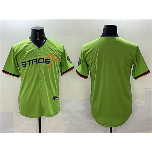 Houston Astros Blank Green FEDASGOGE 2025 City Connect Limited Stitched Jersey