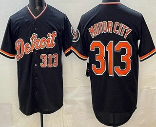 Detroit Tigers #313 Motor City Navy FEDASGOGE Limited Jersey