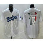Los Angeles Dodgers #17 Shohei Ohtani Mexico White FEDASGOGE Cool Base Stitched Jersey 2