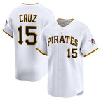 Pittsburgh Pirates #15 Oneil Cruz White FEDASGOGE Home Limited Player Jersey