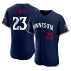 Minnesota Twins #23 Royce Lewis Player Navy FEDASGOGEReplica Home Limited Elite Stitched Jerseys