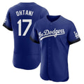 Los Angeles Dodgers #17 Shohei Ohtani Player Royal FEDASGOGE City Connect Elite Home Stitched Jerseys