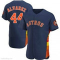 Houston Astros #44 Yordan Alvarez Authentic Navy FEDASGOGE Alternate Jerseys