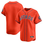 Houston Astros Blank Player Orange FEDASGOGE Home Limited  Stitched Jerseys