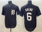 Detroit Tigers #6 Al Kaline Black FEDASGOGE Limited Stitched Jersey