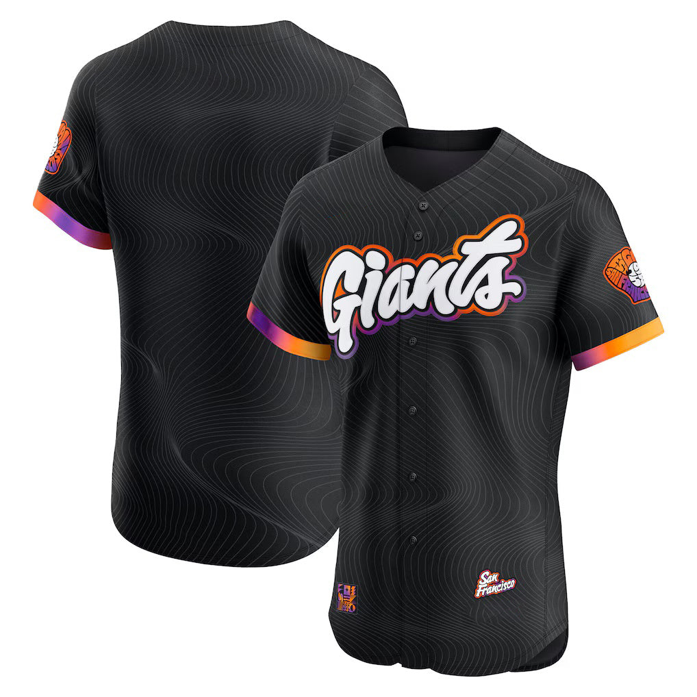 San Francisco Giants Anthracite FEDASGOGE 2025 City Connect Elite Jersey