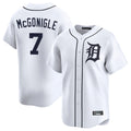 Detroit Tigers #7 Kevin McGonigle Player White FEDASGOGE Home Limited Stitched Jerseys