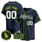 Custom Atlanta Braves Atliens Vapor Premier Limited Jersey ¨C All Stitched-Navy FEDASGOGE