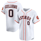 Houston Astros #0 Luis Guillorme White FEDASGOGE 2025 Home Limited Stitched Jersey