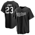 Minnesota Twins #23 Royce Lewis Player Black FEDASGOGEHome Game Stitched Jerseys