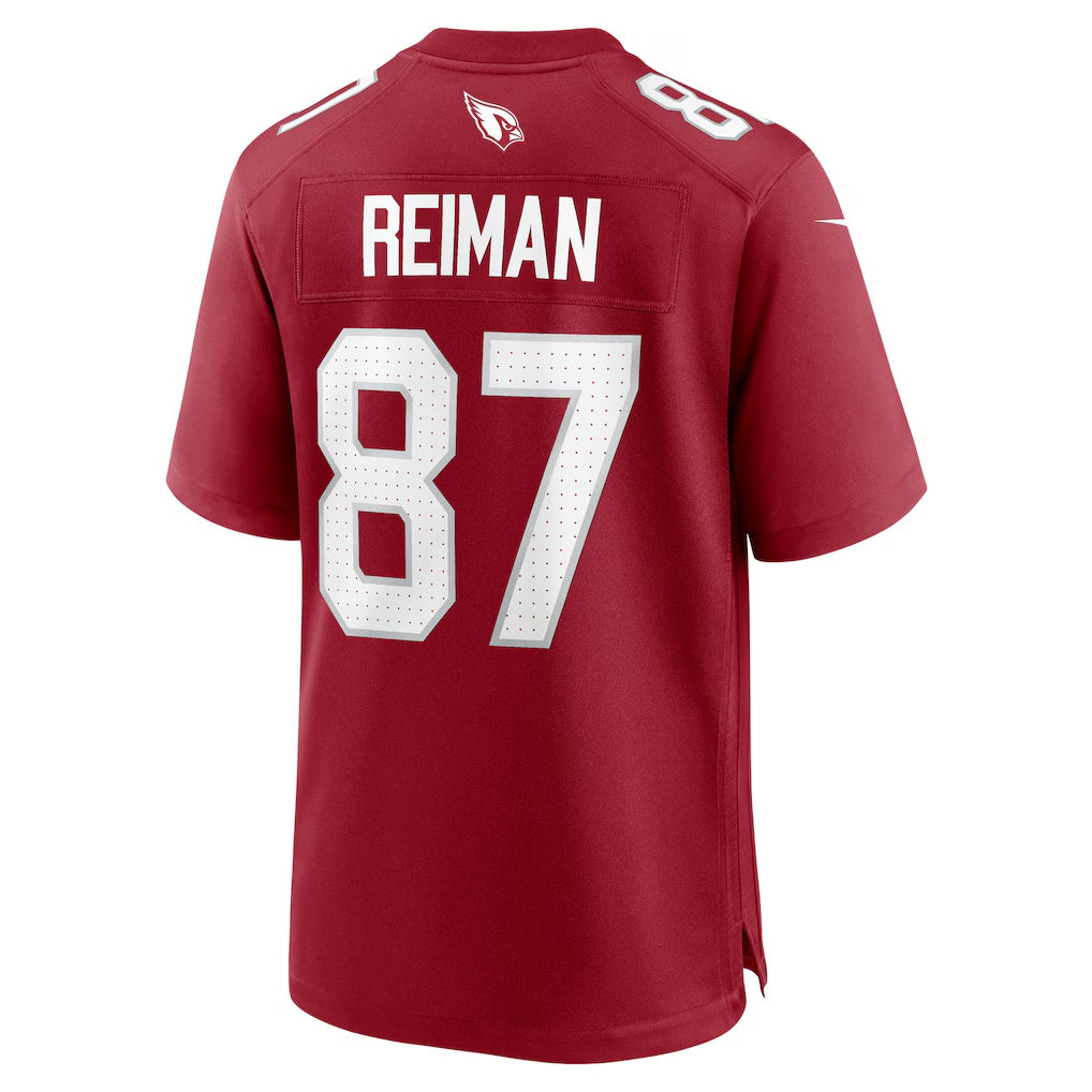 A.Cardinals #87 Tip Reiman Cardinal FEDASGOGE Team Game Jersey