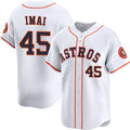 Houston Astros #45 Tatsuya Imai White FEDASGOGE 2026 Home Limited Stitched Jersey