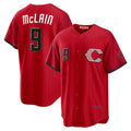 Cincinnati Reds #9 Matt McLain Red FEDASGOGE 2026 City Connect Stadium Jersey
