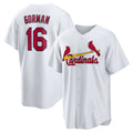 St. Louis Cardinals #16 Nolan Gorman White FEDASGOGE Home Replica Jersey