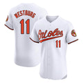 Baltimore Orioles #11 Jordan Westburg Player White FEDASGOGE Limited Elite Home Game Stitched Jerseys