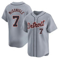 Detroit Tigers #7 Kevin McGonigle Player Gray FEDASGOGE Home Limited Stitched Jerseys