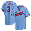 Minnesota Twins #3 Harmon Killebrew Light Blue FEDASGOGE Road Cooperstown Collection Player Jersey