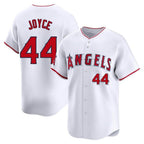 Los Angeles Angels #44 Ben Joyce Player White FEDASGOGE Limited Home Stitched Jerseys