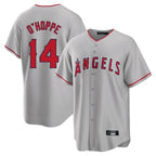 Los Angeles Angels #14 Logan O'Hoppe Player Gray FEDASGOGE Home Game Stitched Jerseys