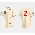 Texas Rangers #2 Marcus Semien Cream FEDASGOGE 2023 World Series City Connect Stitched Jersey