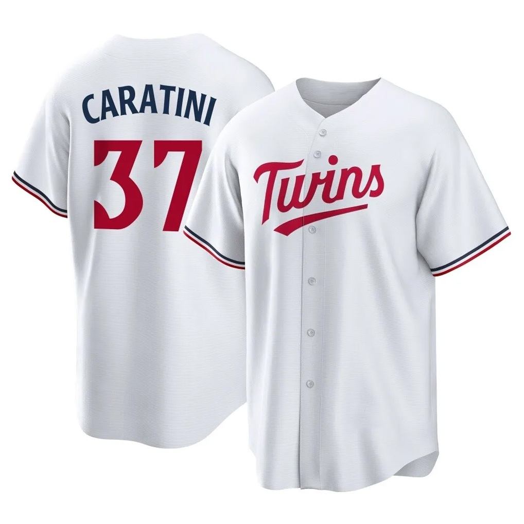 Minnesota Twins #37 Victor Caratini Player White FEDASGOGEHome Game Stitched Jerseys