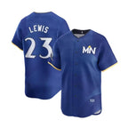 Minnesota Twins #23 Royce Lewis Royal FEDASGOGE 2024 City Connect Limited Stitched Jersey