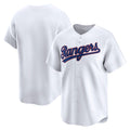 Texas Rangers White FEDASGOGE Throwback Cooperstown Collection Limited Jersey
