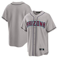 Arizona Diamondbacks Gray FEDASGOGE Road Home Game Blank Player Stitched Jerseys