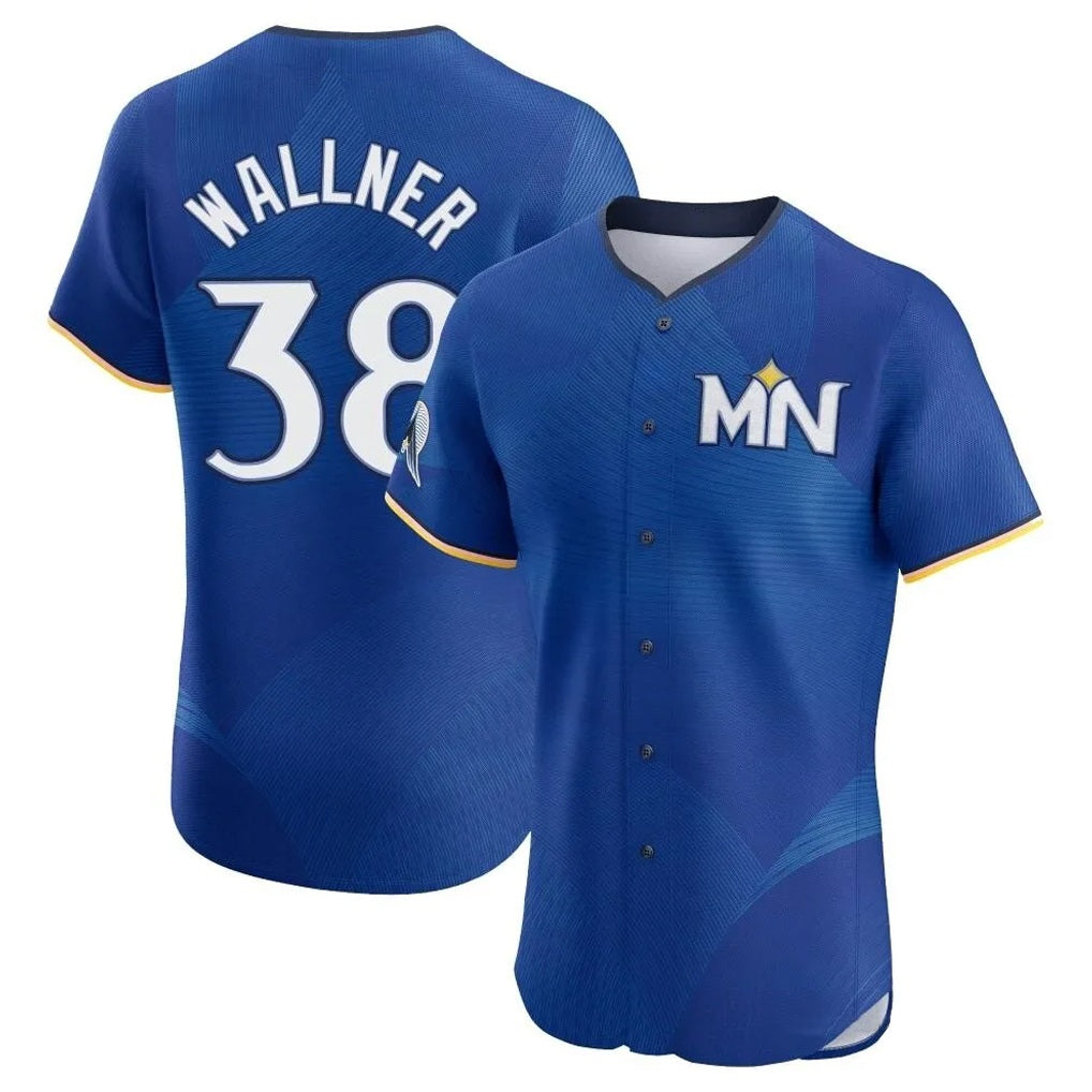 Minnesota Twins #38 Matt Wallner Player Royal FEDASGOGECity Connect Limited Elite Home Stitched Jerseys