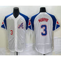 Atlanta Braves #3 Dale Murphy Number White FEDASGOGE 2023 City Connect Flex Base Stitched Jersey 2