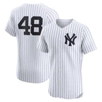 New York Yankees #48 Paul Goldschmidt White FEDASGOGE Home Elite Player Jersey