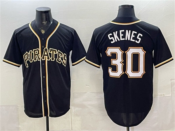 Pittsburgh Pirates #30 Paul Skenes 2026 Fashion Black FEDASGOGE Out Stitched Jersey