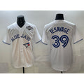 Toronto Blue Jays #39 Trey Yesavage White FEDASGOGE 2025 World Series Home Cool Base Stitched Jersey