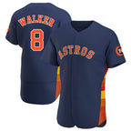 Houston Astros #8 Christian Walker Player Navy FEDASGOGE Home Limited Elite Stitched Jerseys